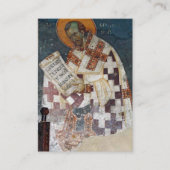 Night祈りの言葉のSt. John Chrysostom祈りの言葉カード プレイスカード (正面)