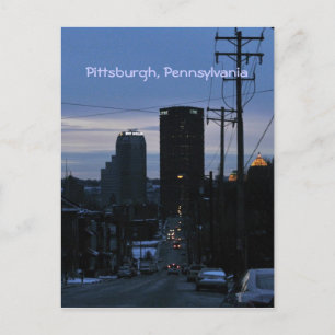 Night秋オンPittsburgh, PA ポストカード