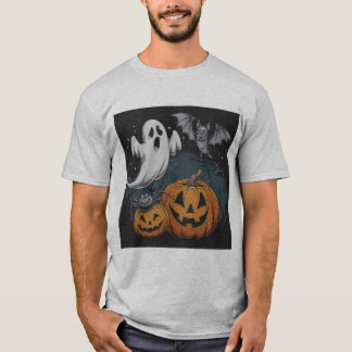 Night 不気味 FriendsハロウィーンTシャツ Tシャツ