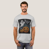 Night 不気味 FriendsハロウィーンTシャツ Tシャツ (正面フル)