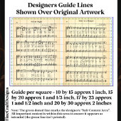 Night & 静か Manager Sheet Music DU9 Decompage 薄葉紙