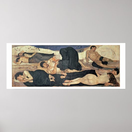 Night, 1890 (キャンバス上の油) ポスター (正面)