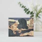 Night, 1890 (キャンバス上の油) ポストカード (スタンド正面)