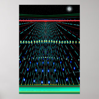 NIGHT AIRPORT " by: Robert Singletary ポスター