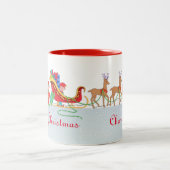 Night Before Christmas Mug ツートーンマグカップ (中央)