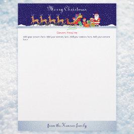 Night Before Christmas Newsletter with Template レターヘッド