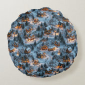 Night Before Christmas - Twilight Serenity  ラウンドクッション (裏面)