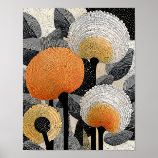 Night Bloom #10 - 4x5 デジタルダウンロード ポスター