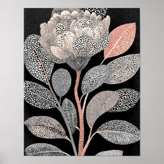 Night Bloom  #12 = 4x5 Digital Download ポスター