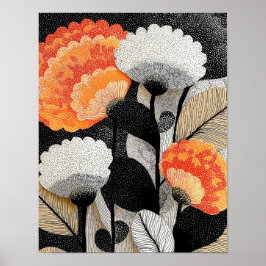 Night Bloom #8 - 4x5 デジタルダウンロード ポスター