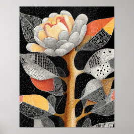 Night Bloom #9 - 4x5 デジタルダウンロード ポスター