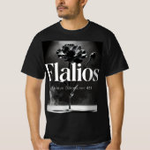 Night Bloom Dark Floral Aesthetic T-Shirt Tシャツ (正面)