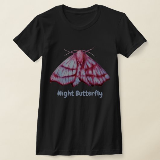Night Butterfly shirt Tシャツ (レイダウン)