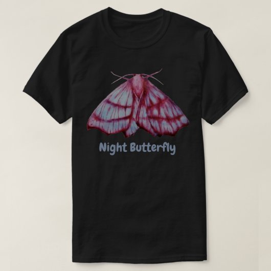 Night Butterfly Tシャツ (デザイン正面)