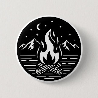 Night Campfire Adventure Pin 缶バッジ