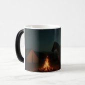 Night Campfire Mug - Western Camping Design モーフィングマグカップ (正面左)