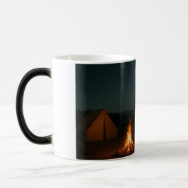 Night Campfire Mug - Western Camping Design モーフィングマグカップ