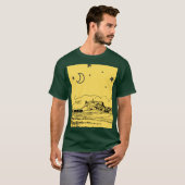 NIGHT CASTLE CRESCENT MOON Tシャツ (正面フル)