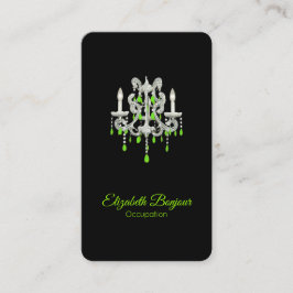 Night Chandelier紙/サイズ/形状オプション –  名刺