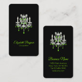 Night Chandelier紙/サイズ/形状オプション –  名刺 (正面/裏面)