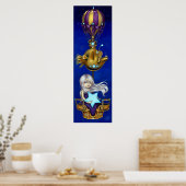 Night Chariot ART PRINT steampunk fairy fantasy ポスター (キッチン)