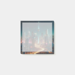 Night Cityscape Post-It Notes ポストイット