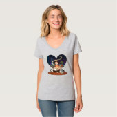 Night Creator Cozy Heart Window Art Tシャツ (正面フル)