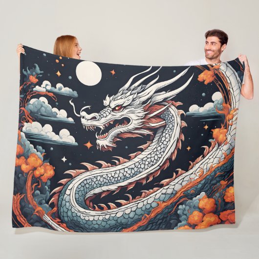 night dragon blanket フリースブランケット (インサイチュ)