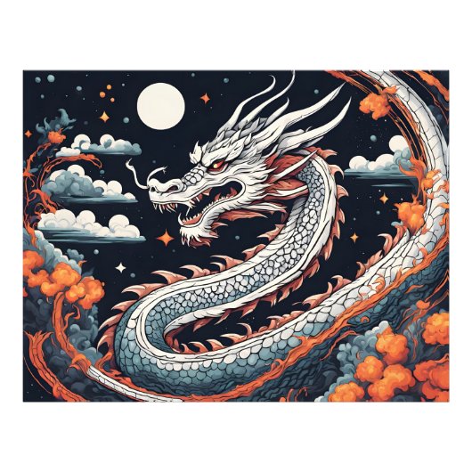night dragon poster フォトプリント            (正面)
