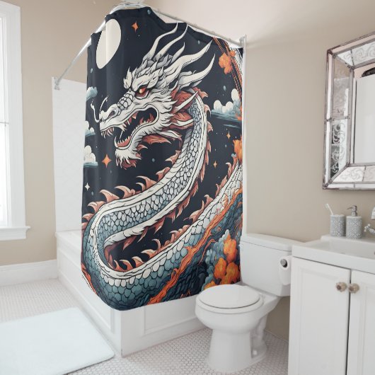 night dragon shower curtain シャワーカーテン (インサイチュ)