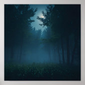 Night Forest Moonlight ポスター (正面)