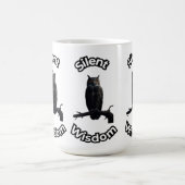  **Night Forest Owl – Realistic Nocturnal Owl Illu コーヒーマグカップ (中央)