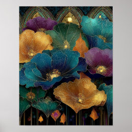 Night Garden on Venus #14 - 4X5 Digital Download ポスター