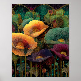 Night Garden on Venus #9 - 4x5 Digital Download ポスター