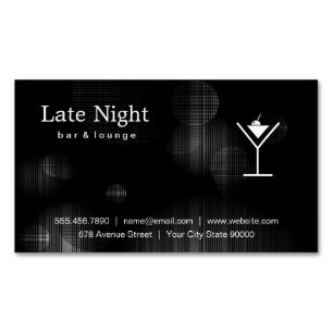 Night Glow Martiniロゴ マグネット名刺