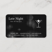 Night Glow Martiniロゴ 名刺 (正面)
