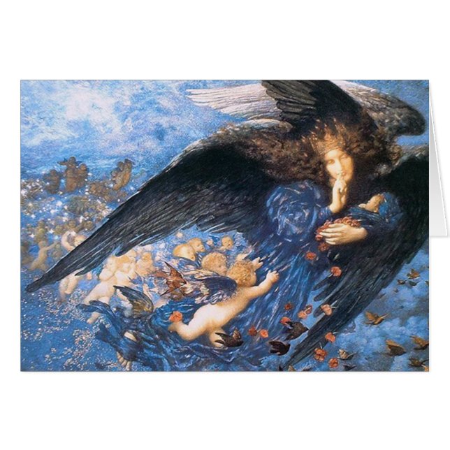 Night & Her Train of Stars - Edward Robert Hughes (正面横)