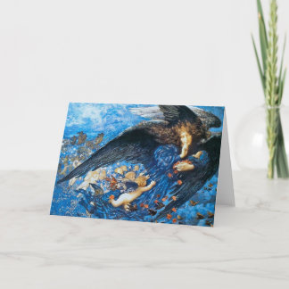 Night & Her Train of Stars - Edward Robert Hughes シーズンカード