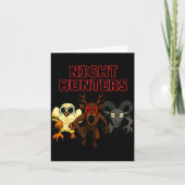 Night Hunters. 3 Animals In The Forest. Cool Gamer カード (正面)