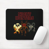 Night Hunters. 3 Animals In The Forest. Cool Gamer マウスパッド (マウス)