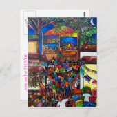 Night in old San Antonioポストカード ポストカード (正面/裏面)