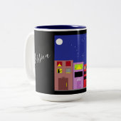 Night in the City: ツートーンマグカップ (正面左)