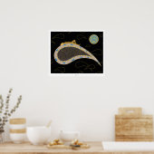 "Night Journey" -プリント ポスター (キッチン)