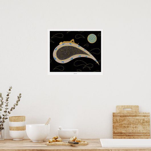 "Night Journey" -プリント ポスター (キッチン)