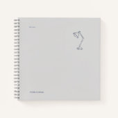 Night Lamp-Midnight Cartographer  ノートブック (正面)