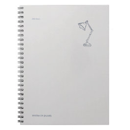 Night Lamp-Midnight Cartographer ノートブック