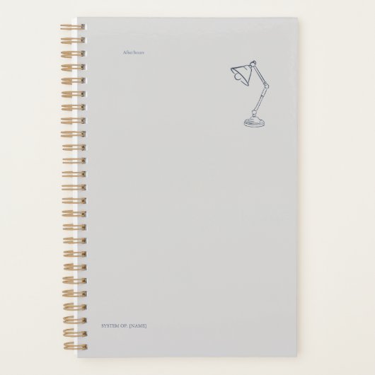 Night Lamp-Midnight Cartographer  プランナー手帳 (正面)