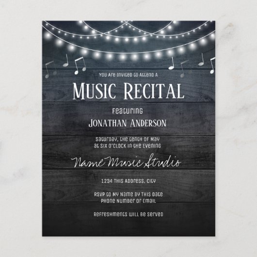 Night Lights 素朴 Music Recital Budget (正面)