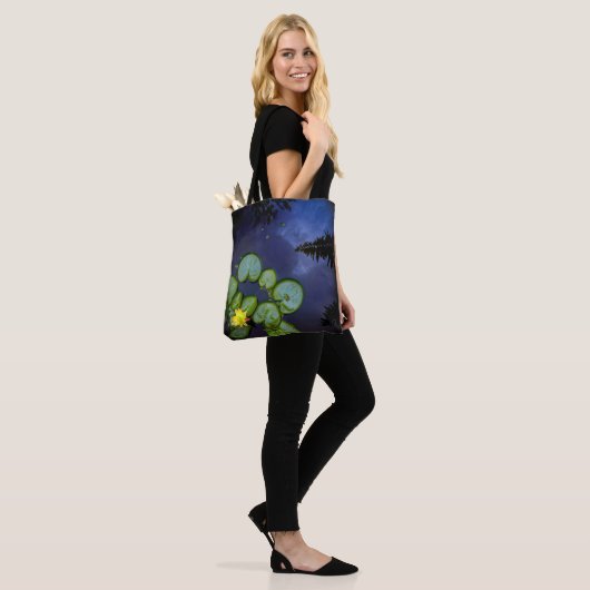 "Night Lily" Tote トートバッグ (モデル)
