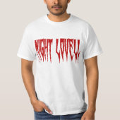 Night Lovellアルバム Tシャツ (正面)